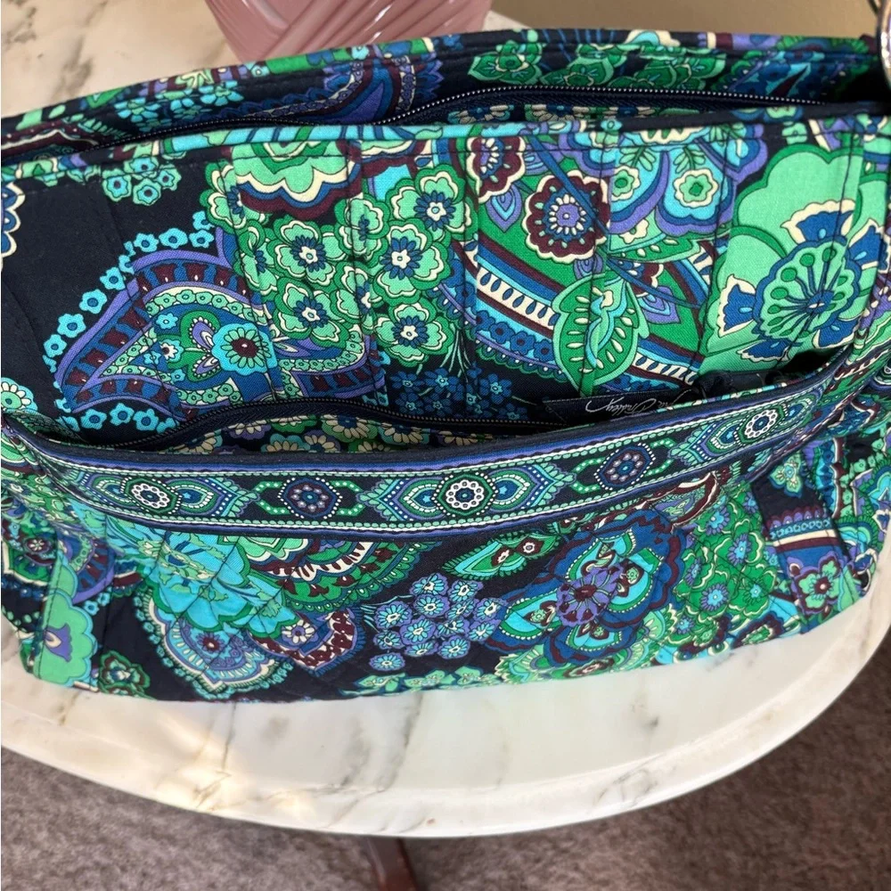 Vera Bradley Stephanie Blue Rhapsody Shoulder Bag - Picture 3 of 9